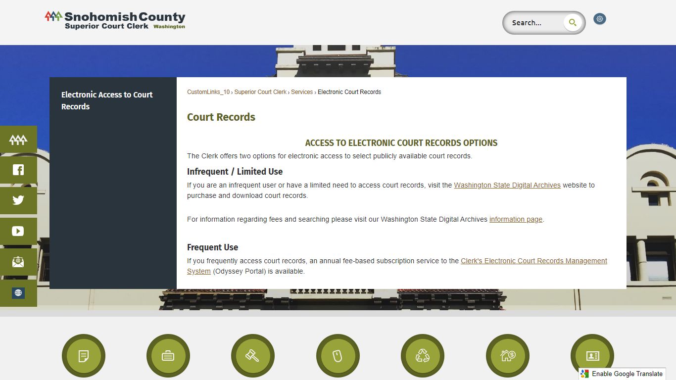 Court Records | Snohomish County, WA - Official Website